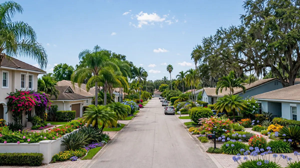 Family homes with gardens in Highland Gardens, Hollywood FL