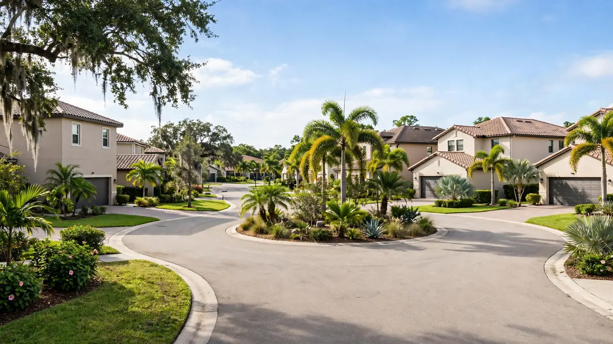 Quiet cul-de-sac with family homes in Mapleridge, Hollywood FL